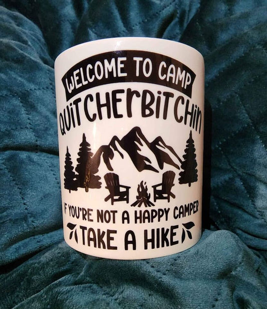 Welcome To Camp.... Funny Coffee Or Tea Mug